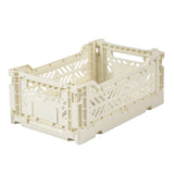 Mini Folding Crate- Cream