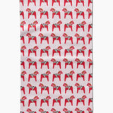 Holiday Dala Horse Tea Towel