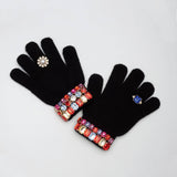 Ice Skating Jeweled Gloves