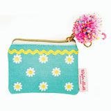 Daisy Darling Card Holder Keychain