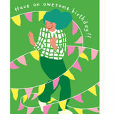 Dancing Banner Birthday Card