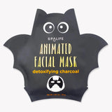 Detoxifying Charcoal Facial Mask Halloween Animated Bat Mask