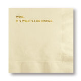 Wine for Dinner Napkins