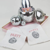 Disco Party Embroidered Bar Towel Set