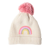 Disco Rainbow Knitted Hat- 3-6