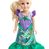 Doll  Dress-  Classic Mermaid