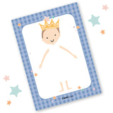 Dress-a-Doll Pretend Play Notepad- Blue