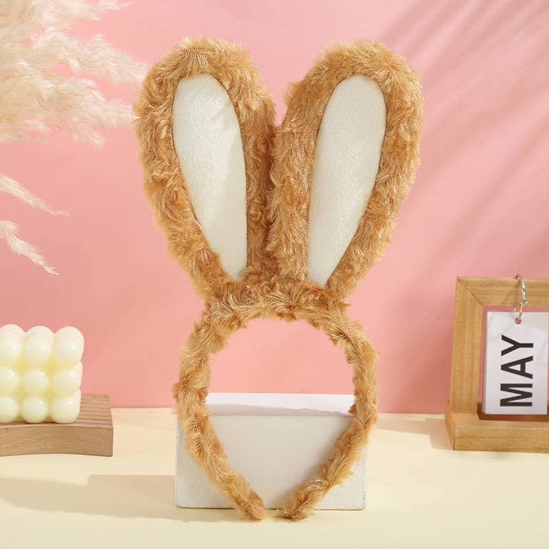 Furry Bunny Ears Headband