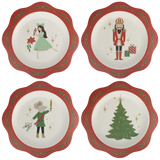 Nutcracker Bamboo 9" Plate Set