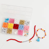 Color My World Rainbow DIY Stretchy Bracelet Craft Kit