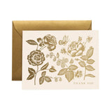 English Rose Thank You Card