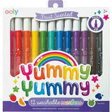 Yummy Yummy Fruit Scented Markers- Set of 12