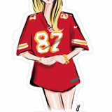 Taylor Swift Lfg Chiefs  Sticker