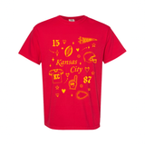 Kansas City Football Vibes Shirt - Red