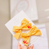 Gold KC Medium Pinwheel Pigtail Set