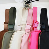 Solid Color Crossbody Fanny Pack