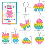 Valentine's Day Fidget Keychain Set