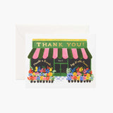 Flower Shop Thank You Card