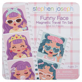 Magnetic Travel Tin Set- Girl Funny Faces