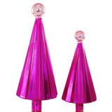 Small Pleated Tree- Fuchsia Pink