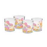 Rocks Glass Set- Gatherin Flowers