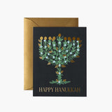 Laurel Menorah Card