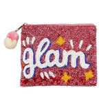 Glam Beaded Pouch Bag