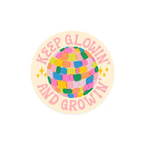 Glowin' and Growin' Disco Ball Sticker