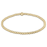 Classic Gold 2.5mm Bead Bracelet