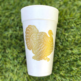 Gold Turkey Foam Cups