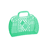 Small Retro Basket- Green