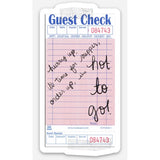 Guest Check Hot to Go Sticker