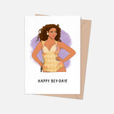 Beyonce Happy Bey-Day Card