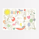 Happy Icons Colouring Placemats