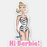 Hi Barbie! Sticker