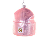 Pink Hipster Beanie Ornament