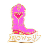 Howdy Cowgirl Enamel Pin