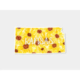 Kansas Sunflower Sticker