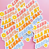 Kind People Sticker