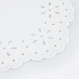 Broderie Anglaise Lace White Large Napkins