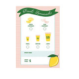 Lemonade Stand Pretend Play Notepad