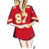 Taylor Swift Lfg Chiefs  Sticker