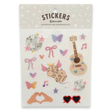 Taylor Swift Waterproof Sticker Sheet