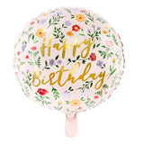 Foil Happy Birthday Balloon- Light Pink