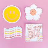 Manifest It Babe Sticker Pack of Four