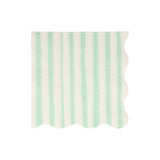 Mint Striped Large Napkins