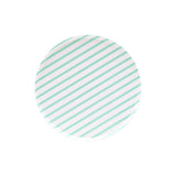 Mint Stripes Plates - Large