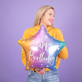 Mix Foil Happy Birthday Balloon