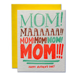 Mom Yelling Mothers Day Card