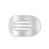 Teleties Medium Flat Oval Clip- Mother of Pearl